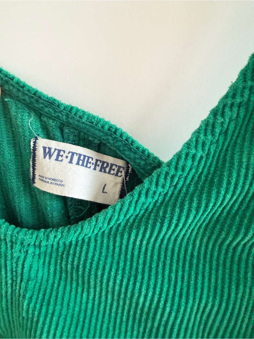 We The Free Emerald Green Corduroy Jumpsuit - Picture 3 of 4